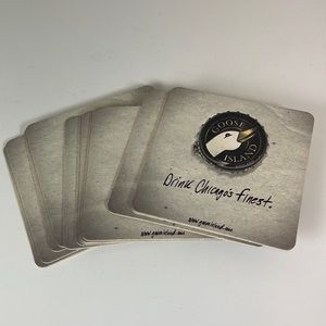 New 12 Goose Island Coasters